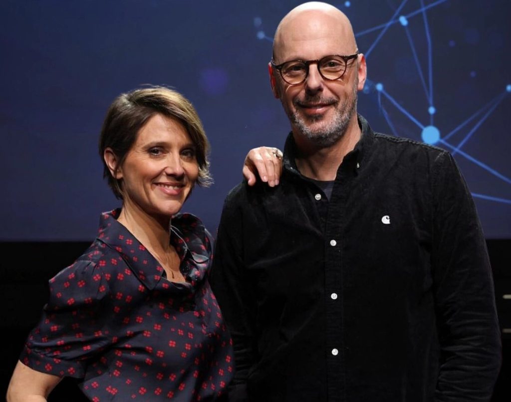 Mélanie Taravant et Thomas Snégaroff
